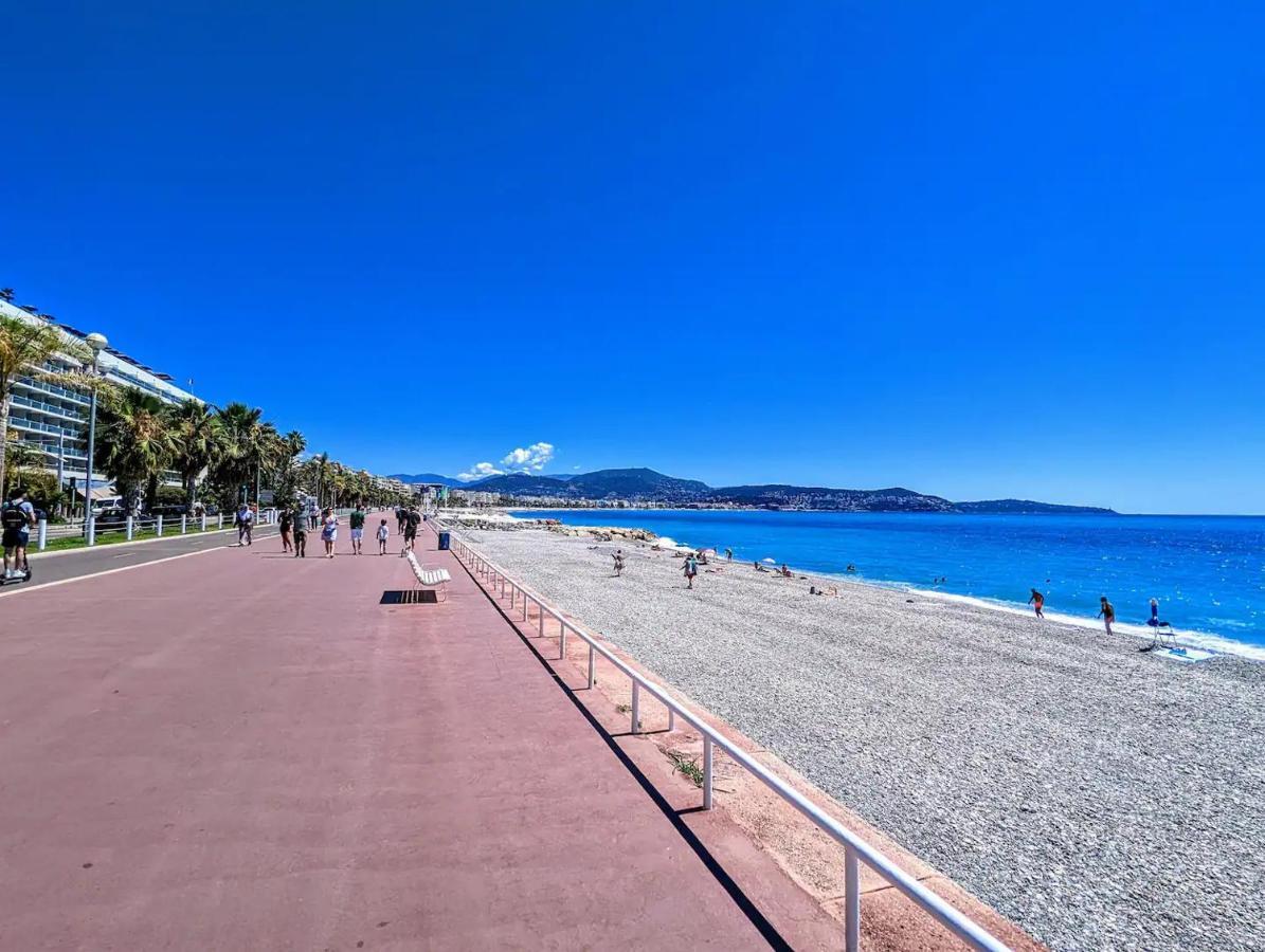 1 Min To The Beach Apartment - Kitchen - Tramway - Air Conditioner - Wifi - Promenade Des Anglais Nice Exterior photo
