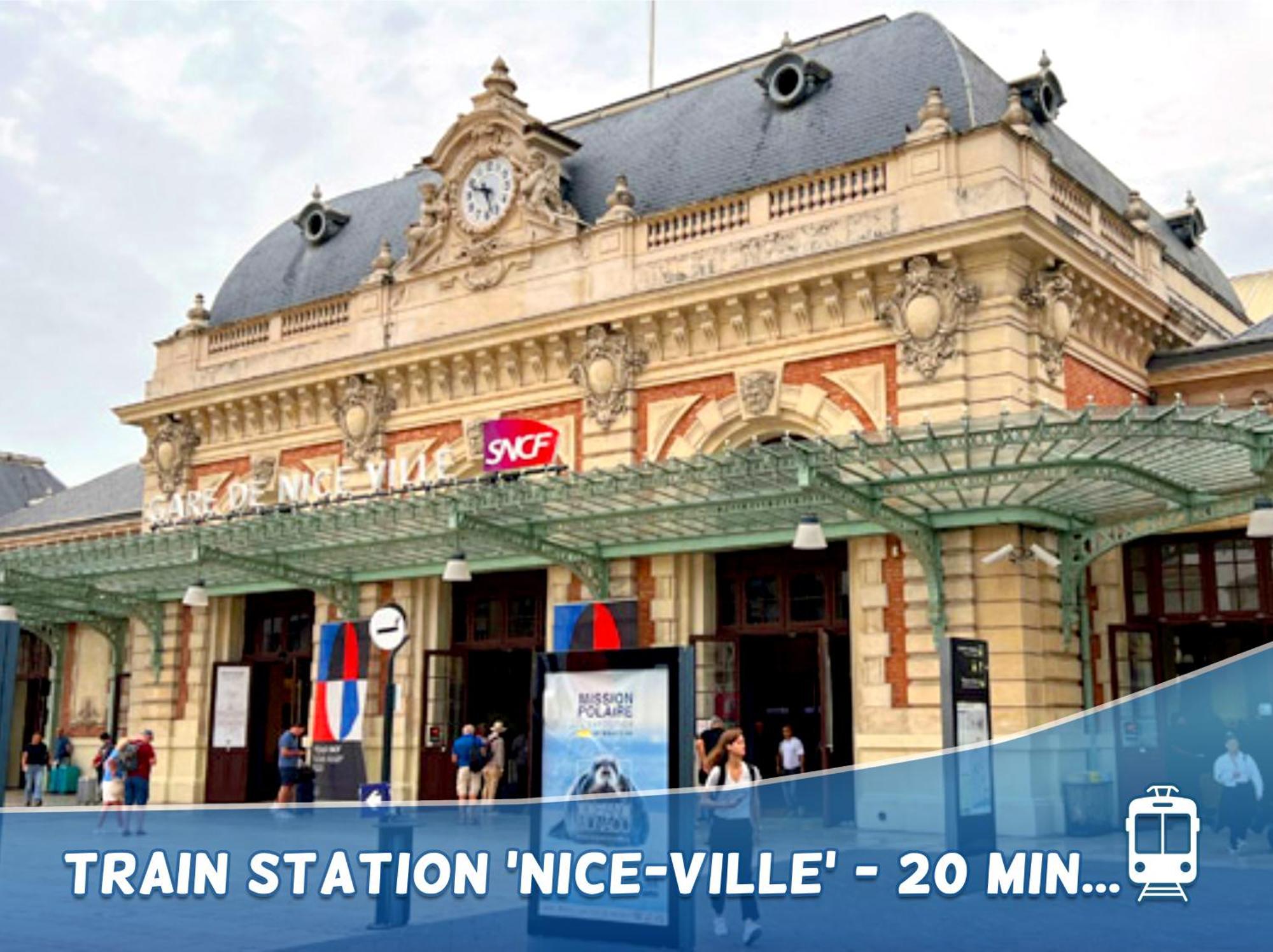 1 Min To The Beach Apartment - Kitchen - Tramway - Air Conditioner - Wifi - Promenade Des Anglais Nice Exterior photo